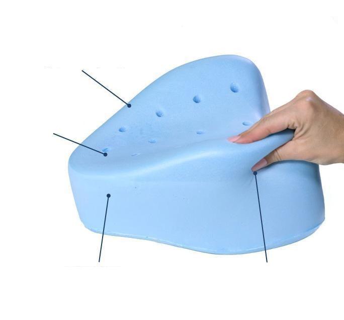 Coussin de genou orthopédique avec mousse à mémoire refroidissante