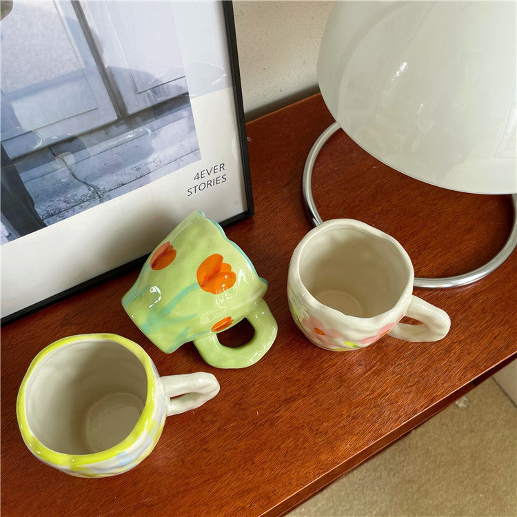 Tasse peinte à la main Floroux Blumen