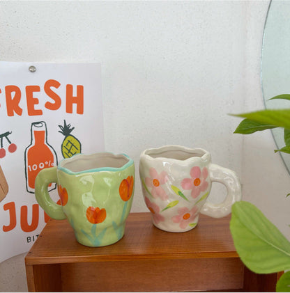 Tasse peinte à la main Floroux Blumen