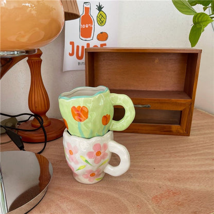 Tasse peinte à la main Floroux Blumen