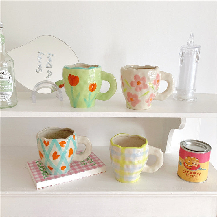 Tasse peinte à la main Floroux Blumen