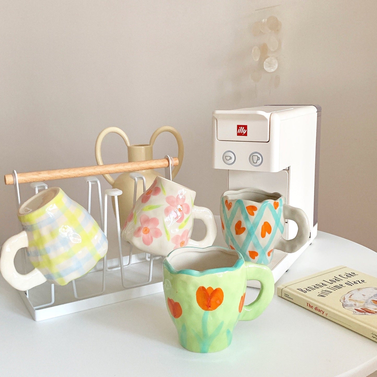 Tasse peinte à la main Floroux Blumen