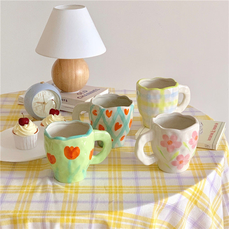 Tasse peinte à la main Floroux Blumen