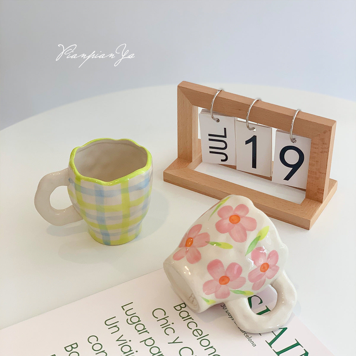 Tasse peinte à la main Floroux Blumen