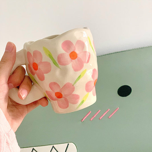 Tasse peinte à la main Floroux Blumen