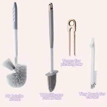 5 en 1 Brosse de Toilette Nettoyante
