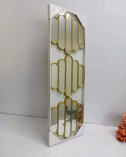 3 pièces miroirs décoratifs muraux suspendus