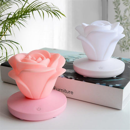 Lampe romantique à roses