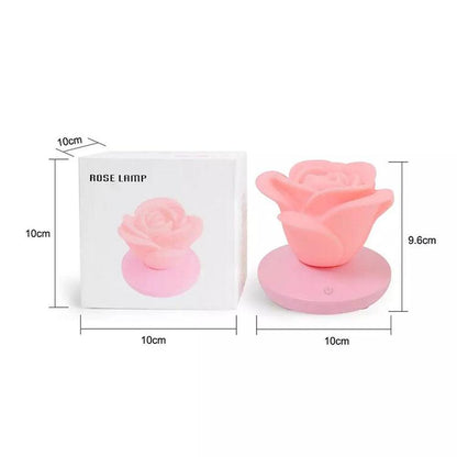 Lampe romantique à roses