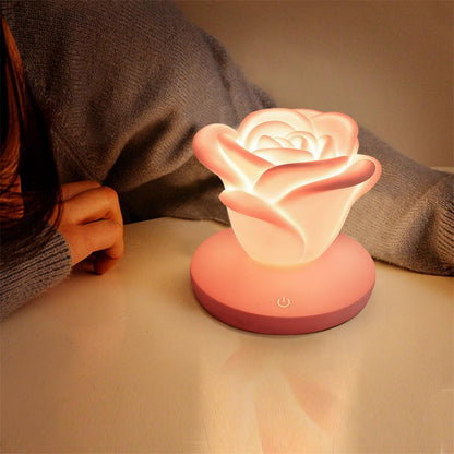 Lampe romantique à roses