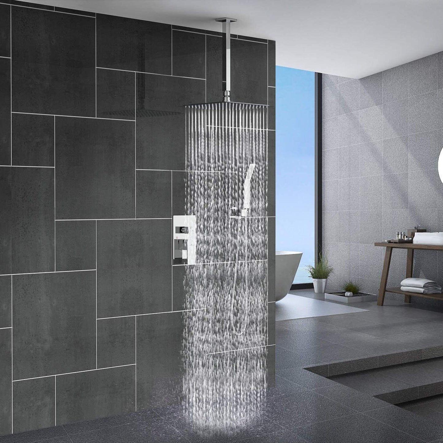 Douche ultra étroite murale Floroux | Confort luxueux | Design moderne