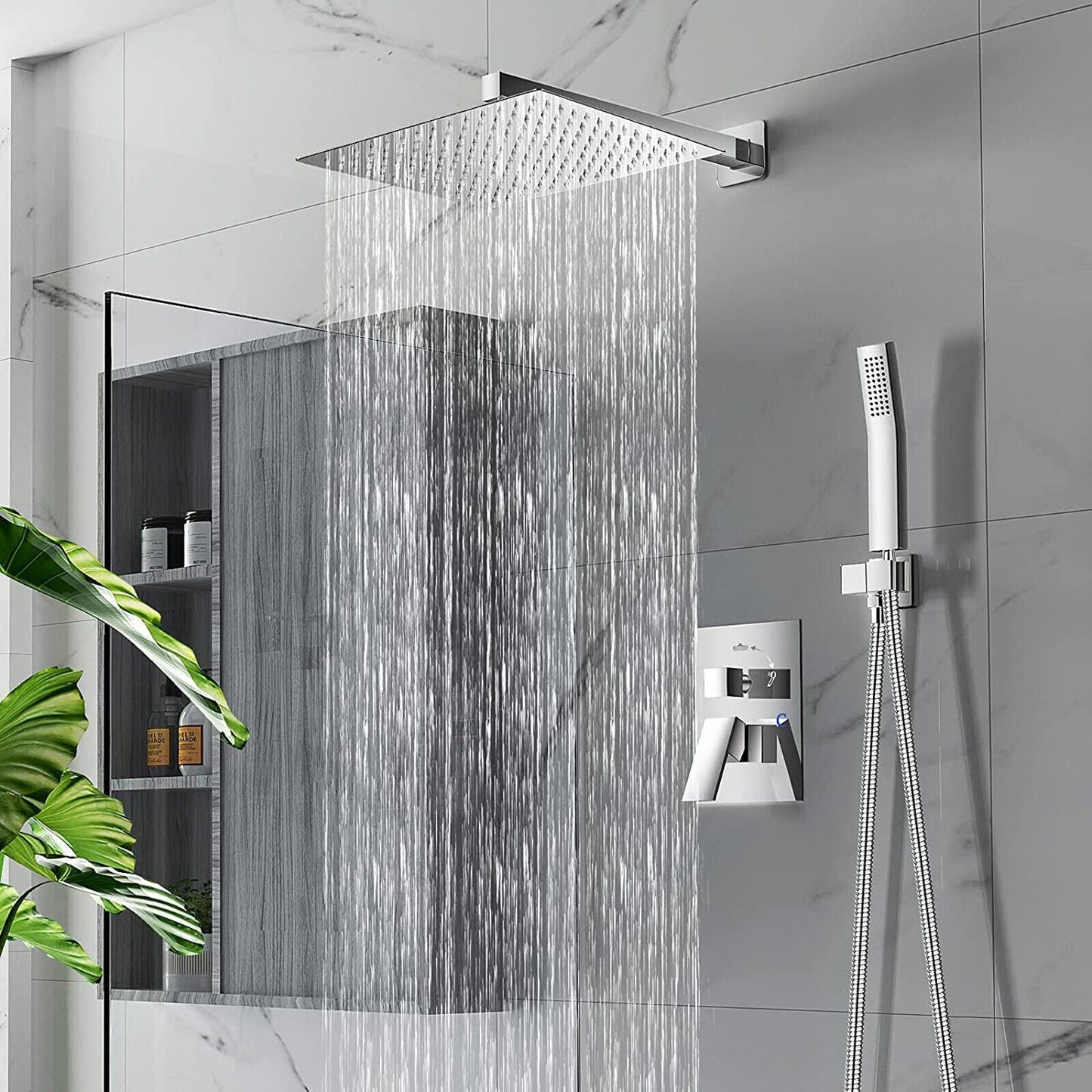 Douche ultra étroite murale Floroux | Confort luxueux | Design moderne