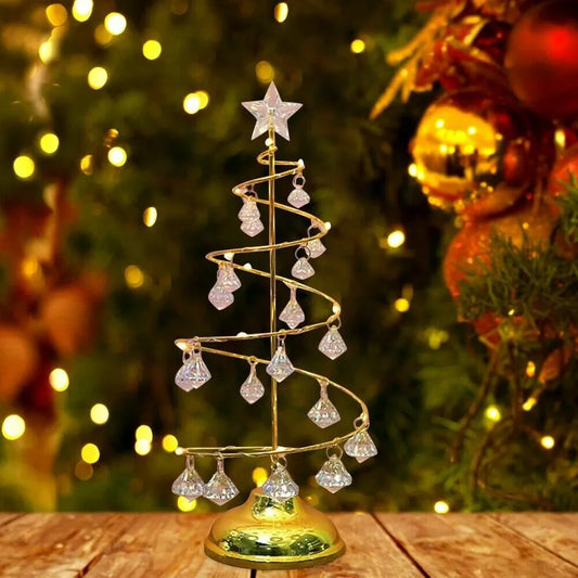 Floroux - Lampe de sapin de Noël LED festive pour une ambiance de vacances chaleureuse