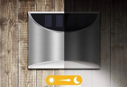 Lampes murales solaires LED sans fil Deluxe - Créez l'ambiance parfaite dans votre jardin !