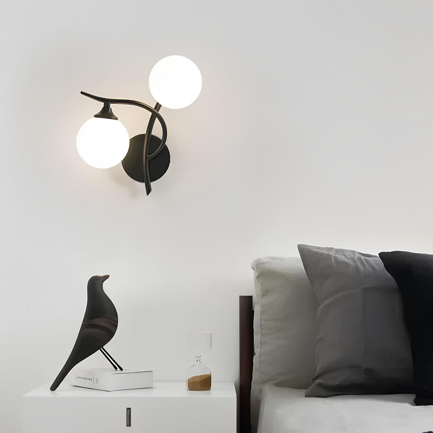 Floroux - Élégante lampe murale LED pour une atmosphère de vie accueillante
