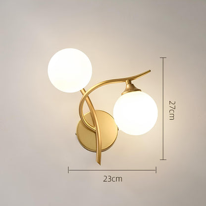 Floroux - Élégante lumière murale LED pour une atmosphère de vie accueillante