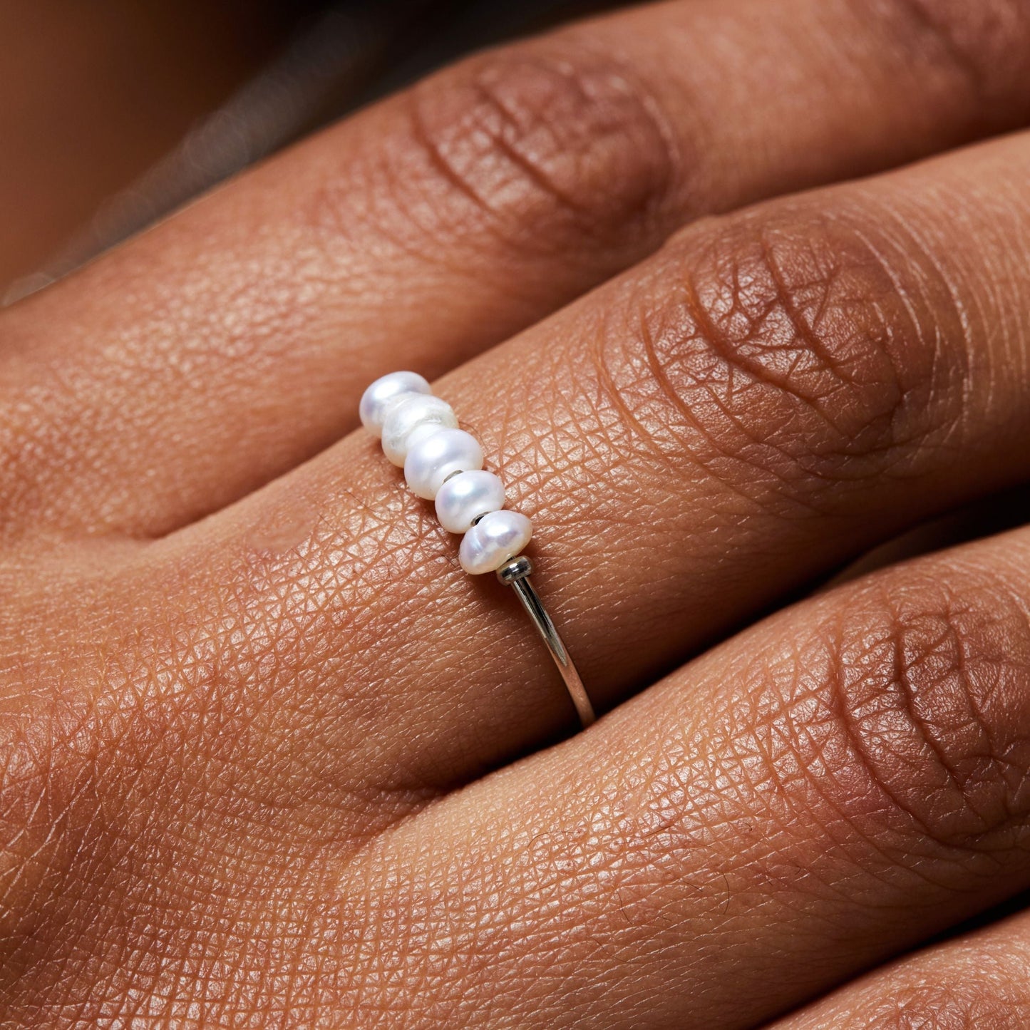 Chic Isolde Mini Pearl Ring - Élevez votre style !