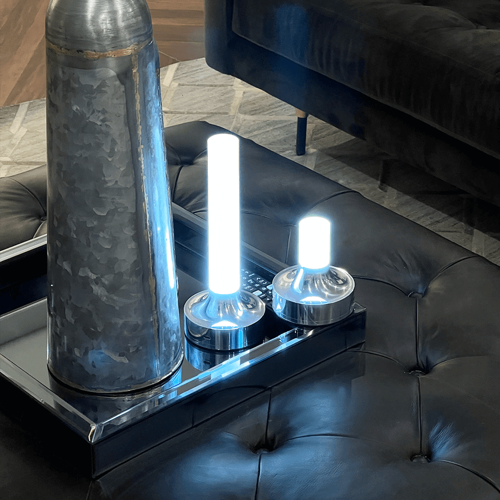 Floroux de Table Boru - Éclairage sans fil réglable et étanche