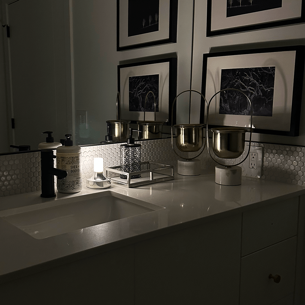 Floroux de Table Boru - Éclairage sans fil réglable et étanche