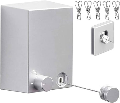 Floroux telescopic drying rack | Stainless steel | Invisible design | Space-saving for the home