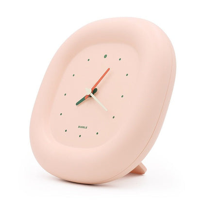 Horloge murale à bulles créative simple
