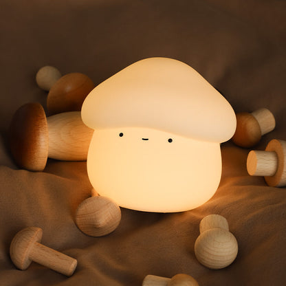 Lampe de nuit en silicone chat champignon - Cadeau parfait pour les enfants et les filles