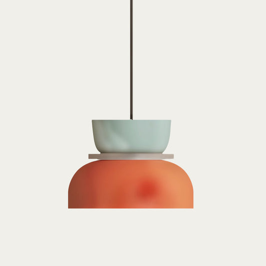 Floroux Luminaire Pendentif Scandinave à Blocs de Couleurs