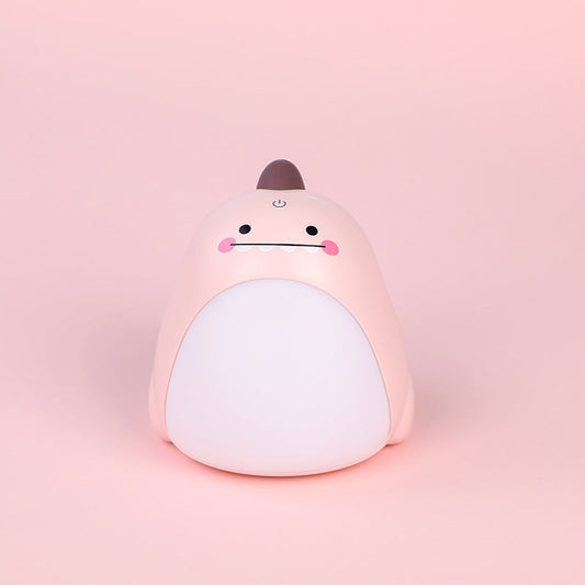 Chubby Dino Touch LED Lampe de Nuit - Cadeau Parfait pour Enfants et Filles