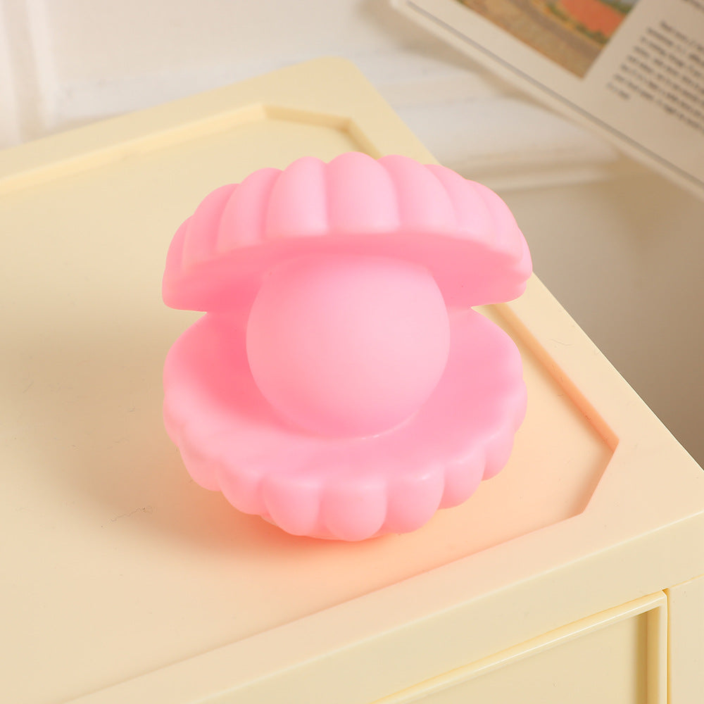 Lampe de nuit LED en forme de coquillage - Cadeau parfait pour les enfants et les filles