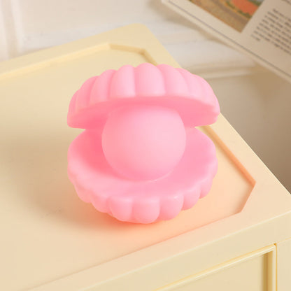 Lampe de nuit LED en forme de coquillage - Cadeau parfait pour les enfants et les filles