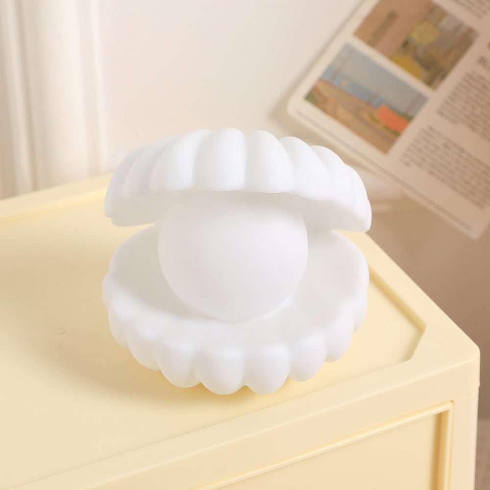 Lampe de nuit LED en forme de coquillage - Cadeau parfait pour les enfants et les filles