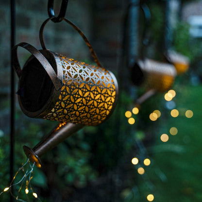 Floroux | Lampe de jardin LED créative et vintage en arrosoir