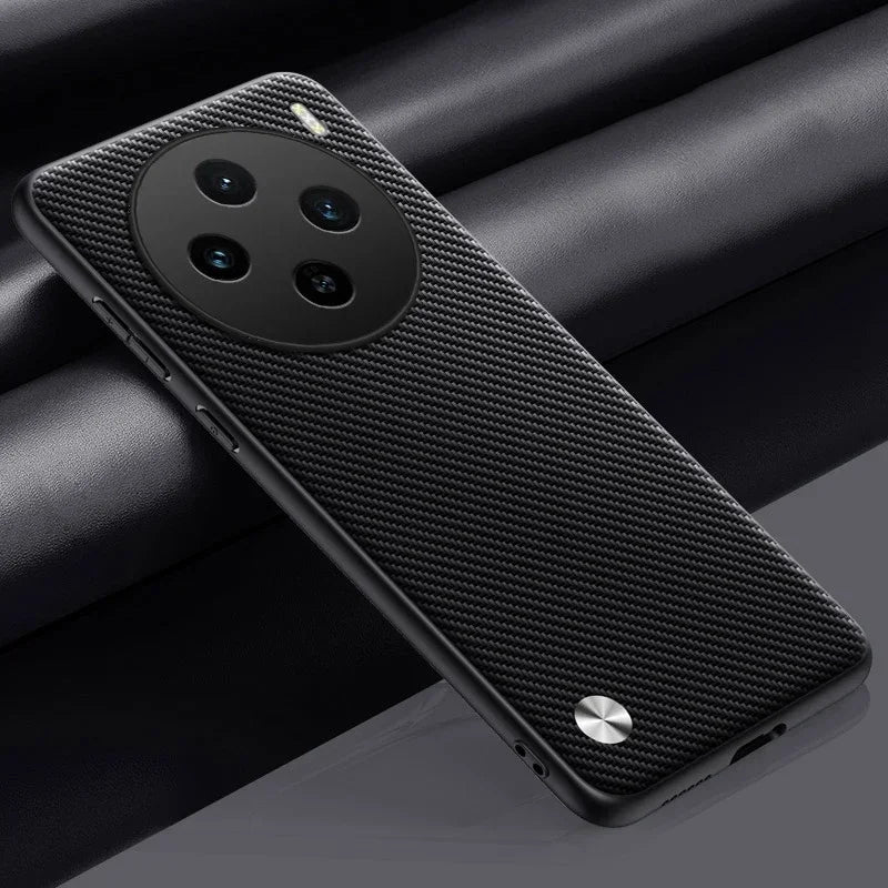 Coque de téléphone en silicone design exécutif de luxe pour Vivo X100 X100S Pro Ultra 5G couvercle TPU mat