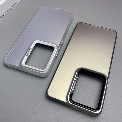 Étui métallique brillant luxueux pour Vivo V30 V29 V27 V27E V29E V40 V30 Pro couverture mate