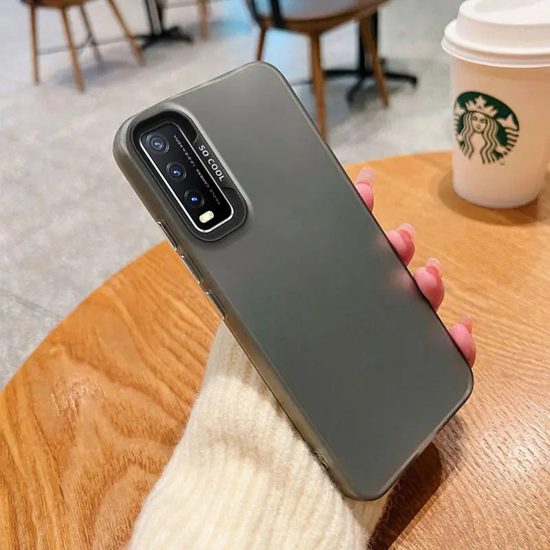 Coque opaque métallique de luxe pour Vivo Y20 Coque Y20I Y20S Y20G Y20A Couverture mate antichoc