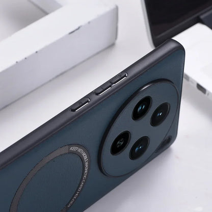 Etui en cuir de style Magsafe de luxe pour VIVO X100 X90 V29 V27 S16 Pro, protecteur, charge sans fil, couverture en PU