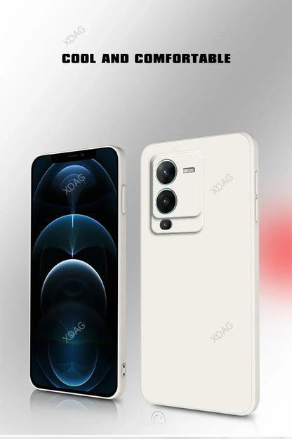 Coque de téléphone en silicone de luxe pour VIVO V25 Pro 5G Couverture arrière souple