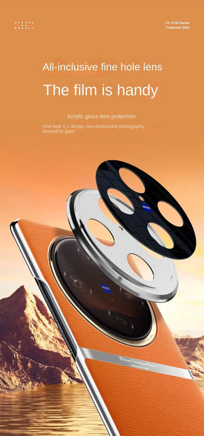 Étui de téléphone en cuir design MagSafe de luxe pour VIVO X100 Ultra X100S Pro X90 X90S, charge sans fil magnétique, couverture anti-choc