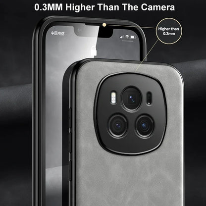 Étui en cuir de luxe pour Honor Magic 6 5 4 Pro Lite 200 100 90 80 GT Pro X9A X9B X8A X8B avec support magnétique pour voiture