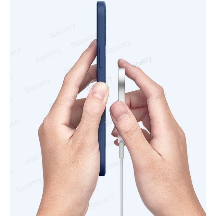 Coque opaque mate en silicone luxe MagSafe pour VIVO Y27S 4G Y36 5G lentille de caméra charge sans fil anti-choc