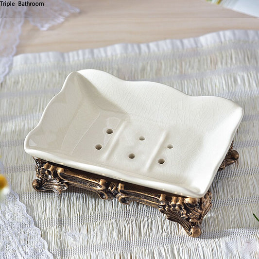 Vintage Charm Savonnière : Design élégant avec un attrait intemporel