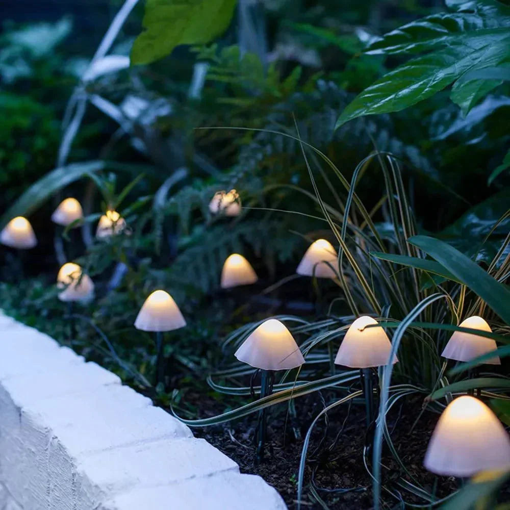 Éclairage de jardin - SolarMushroom - Design champignon - Atmosphère charmante