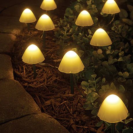 Éclairage de jardin - SolarMushroom - Design champignon - Atmosphère charmante
