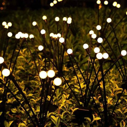 Floroux Lampes de jardin solaires | Effet de balancement | Résistant aux intempéries | Décoration fonctionnant à l'énergie solaire pour l'extérieur