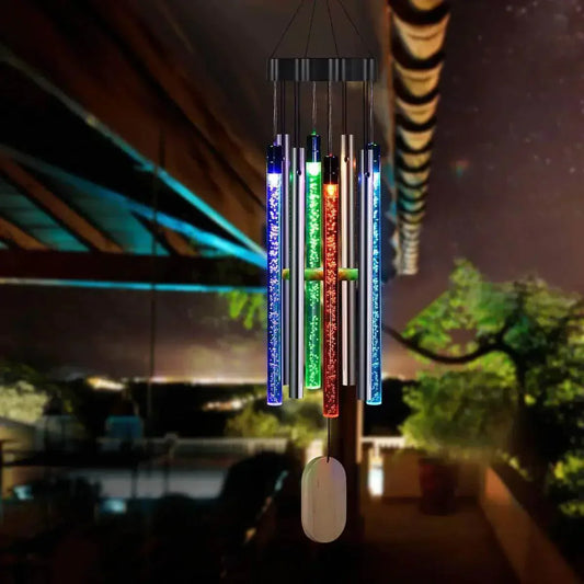 Harmony - Carillon de jardin coloré avec lumière et son
