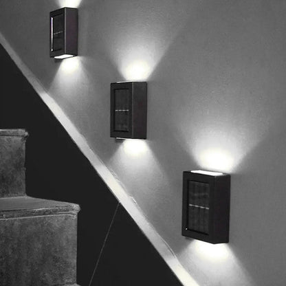 Lampes murales solaires LED sans fil Deluxe – Éclairage efficace pour vos murs extérieurs