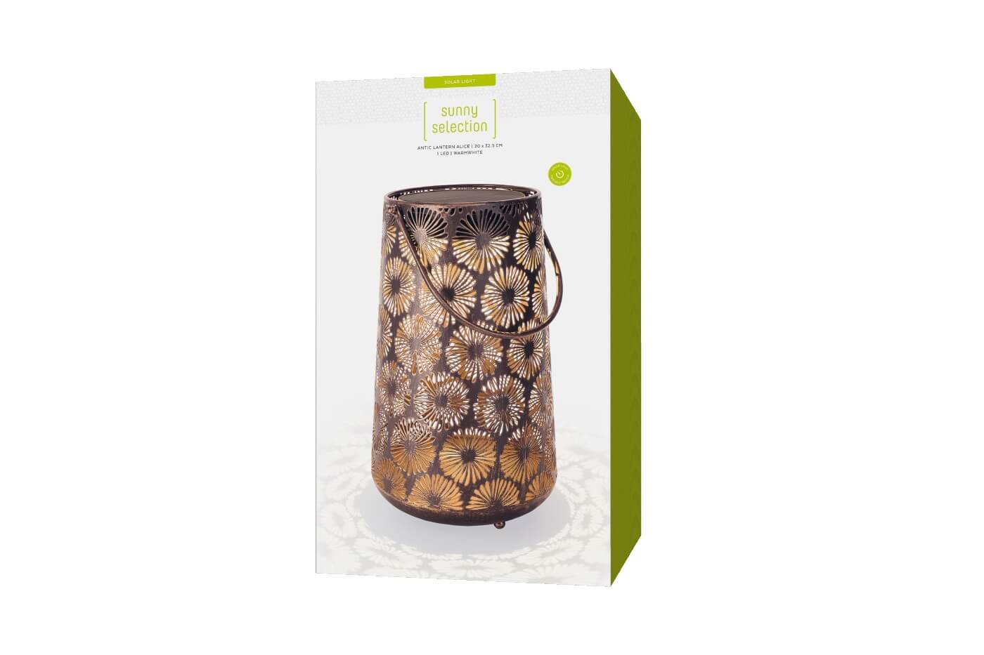 Antic Daisy - Lampe Solaire Vintage pour Éclairages de Jardin Envoûtants