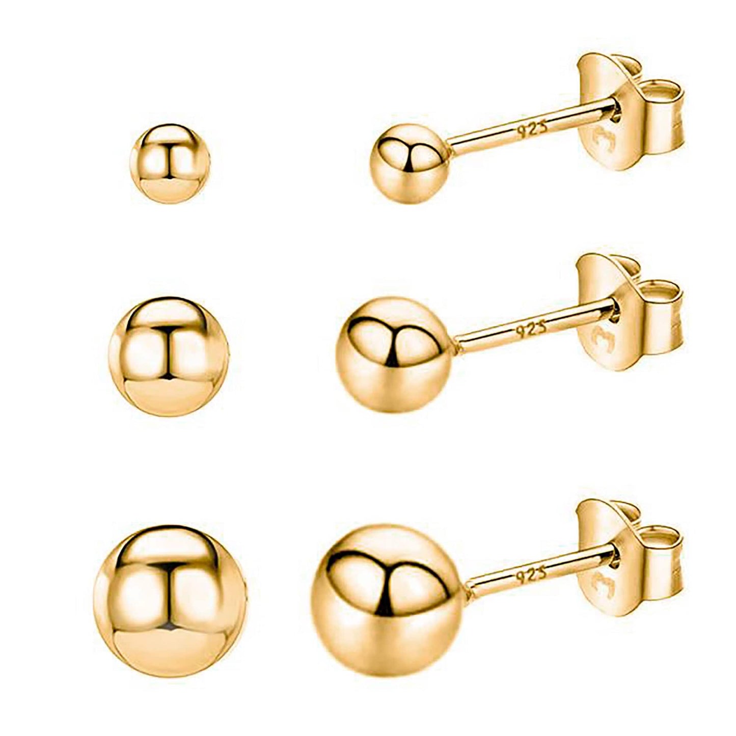 Boucles d'oreilles minimalistes élégantes - Lunara