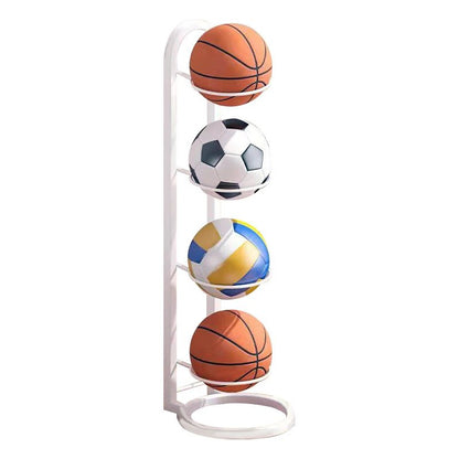 Étagère de rangement élégante pour ballons de sport | Organisateur amovible pour le garage