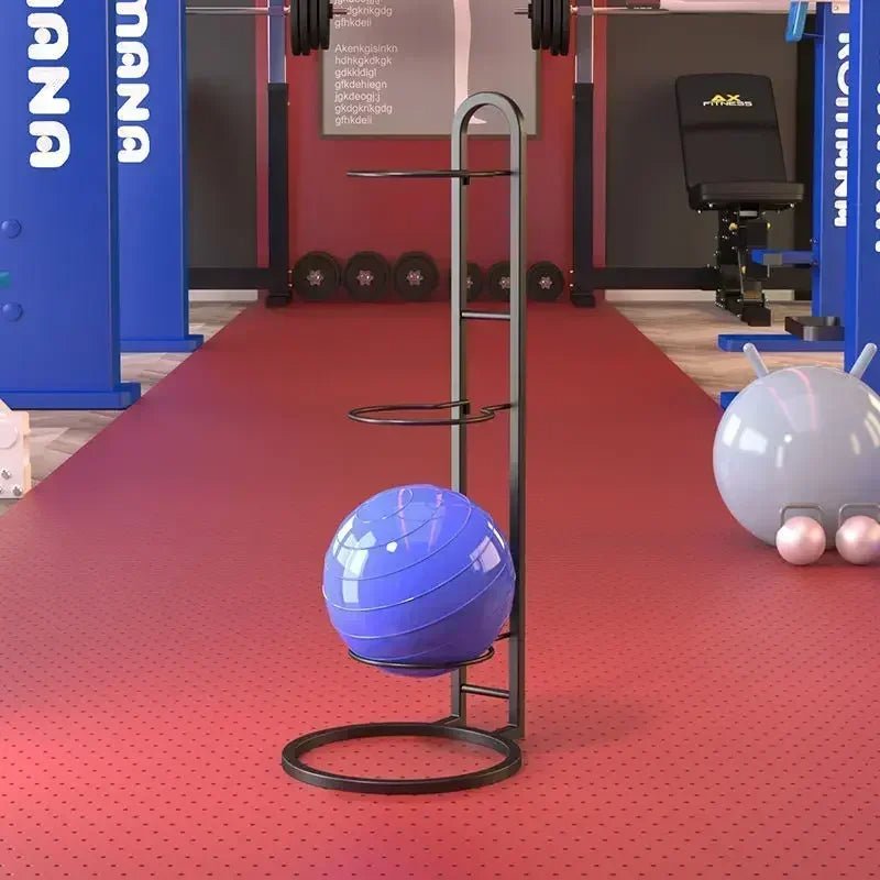 Étagère de rangement élégante pour ballons de sport | Organisateur amovible pour le garage